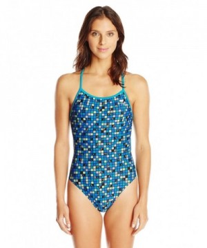 TYR Womens Crosscut Swimsuit Turquoise