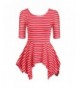 Elesol T shirt Striped Backless Blouses