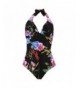 Vintage Floral Swimsuit Padded Swimwear