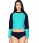 BeautyIn Rashguard Colorblock Cropped XX Large