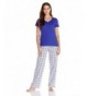 Nautica Womens Pajama Royal Medium