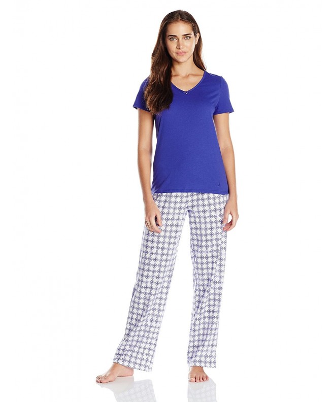 Nautica Womens Pajama Royal Medium