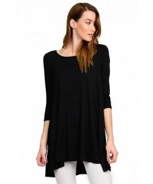 SLEEVES RAYON JERSEY LINE TUNIC