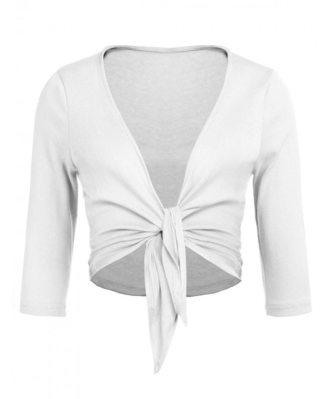 Concep Womens Cropped Bolero Cardigans