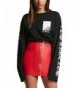 Vamvie Leather Strech Pencil Skirts