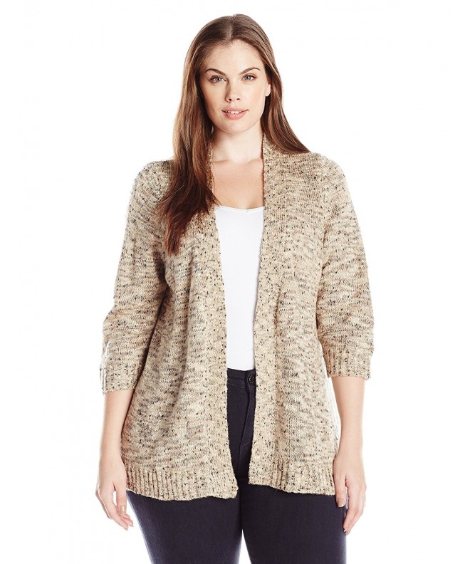 Notations Womens Petite Sweater Cardigan