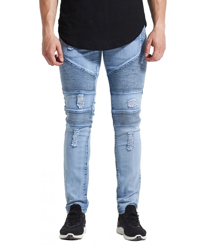 Mrpick Stretch Ripped Distressed Destroyed