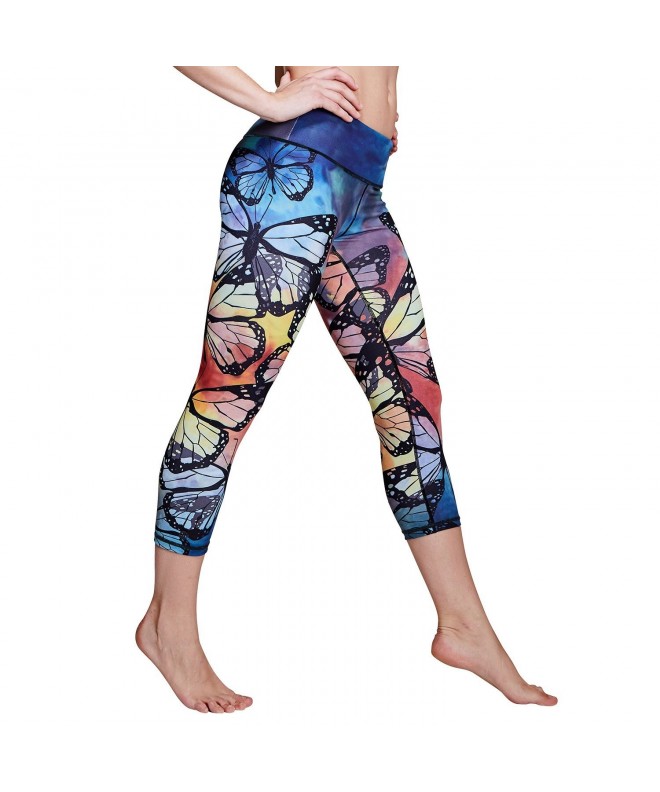 Control Printed Leggings Workout - Butterfly - CT180RI7G04