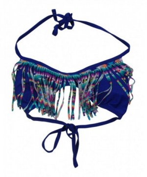 Hula Honey Printed fringe Halter Bikini