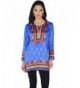 Womens Printed Blouse Indian Apparel