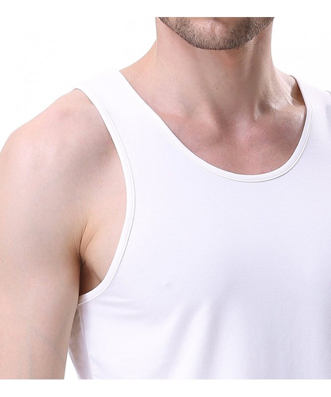 CA Luxury Cotton White Undershirts