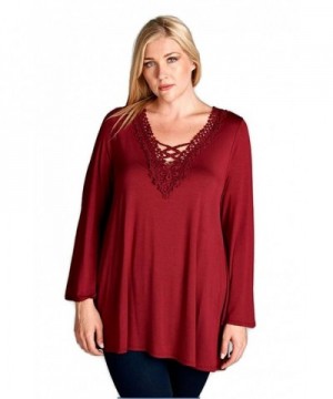 Emerald Fashion Flower Jersey Burgundy