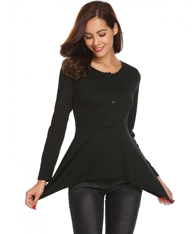 Women's Casual Oblique Sweatshirt Full Zip-Up Warm Fashion Hoodie ...