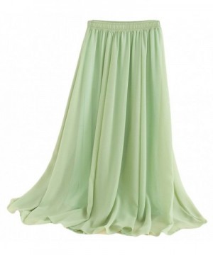 Beauty Women Stretched Chiffon Skirts