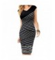 Striped Bodycon Cocktail Clubwear Stripes