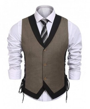 Coofandy Vintage Business Button Waistcoat