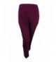 JM Collection Control Slim Leg Maroon