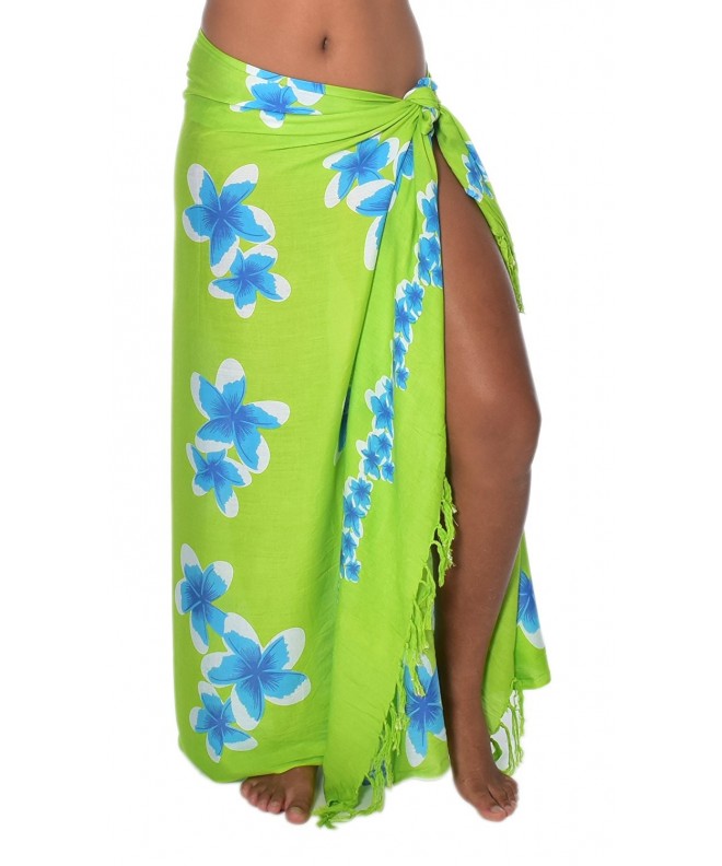 Movements Plumeria Swimsuit Coverup Turquoise