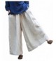 Aeneontrue Culottes Trousers Elastic Pockets