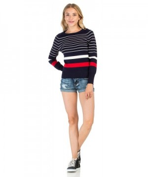 PINMUSE Striped Sweater Pullover SW630 L