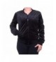 Sanctuary Womens Velvet Ribbed Bomber