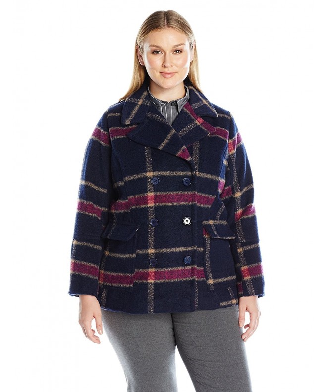 Jason Maxwell Womens Peacoat Button