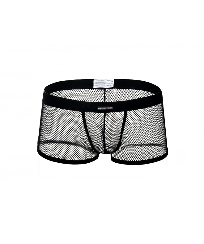 Leories Openwork Breathable Underwear Black