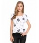 Soteer Womens Floral Printed Chiffon