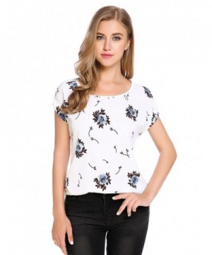 Soteer Womens Floral Printed Chiffon