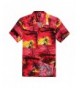 Palm Wave Hawaiian Shirt Sunset