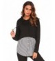 Zeagoo Womens Checkered Hoodie Sweatshirts