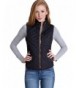 Ladies Black Quilted Padded Zipper