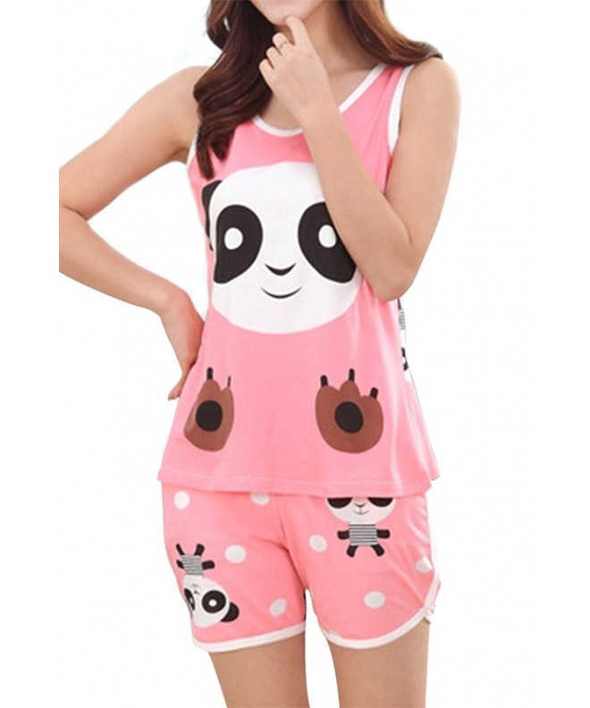 Lasher Womens Sleepwear Cartoon Pajamas