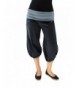 virblatt Cropped Pants Harem Sonnengru###Women's Athletic Pants