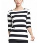 FELACIA Womens Elbow Sleeves Striped