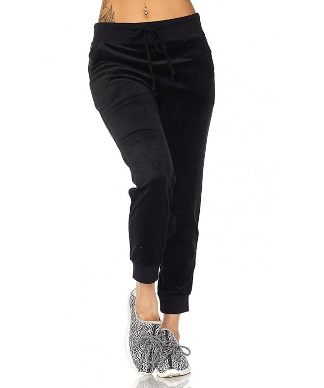 SOHO GLAM Velour Jogger Available