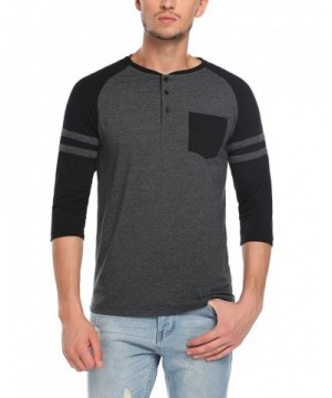 HOTOUCH Active Henley T Shirt Black