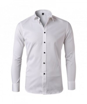 Bamboo Shirts Sleeve Casual Elastic