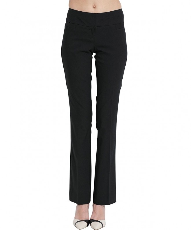 SATINATO Stretch Bootcut Classic Trousers