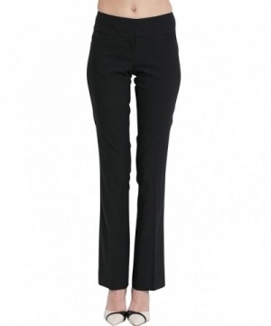 SATINATO Stretch Bootcut Classic Trousers