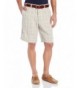 Haggar Plaid Plain Front Short