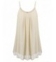 Womens Vintage Pleated Camisole Apricot