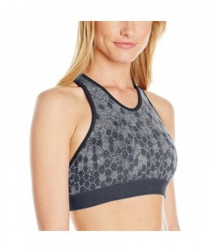 NUX Womens Honeycomb Bra Charcoal