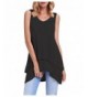 Womens Sleeveless Summer Ruffle Casual