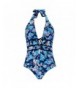 Floral Halter Swimsuit Bathing Printing M
