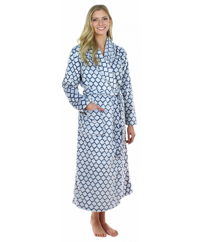 Sleepyheads Womens Bathrobe Quatrafoil SHP1400 4063 MED