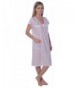 Womens Scoop Cotton Nightgown Printed