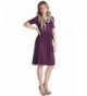 Erin Modest Dress Deep Purple