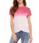Zeagoo Casual Gradient Sleeve T shirt