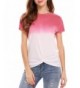 Zeagoo Casual Gradient Sleeve T shirt